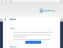 Tablet Screenshot of calltoview.com